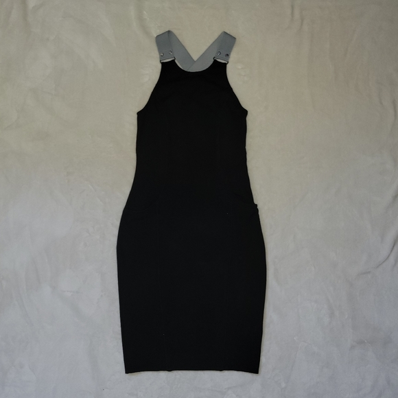 Armani Exchange Bodycon Dress black new no tags - Picture 1 of 7